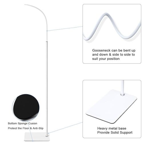 BFYTN Baby Monitor Floor Holder Stand Mount & Clamp for Baby monitor Camera with 1/4 screw hole,Compatible with Nanit Pro Smart Baby Monitor, Height Adjustable 67" Compatible with Babysense HDS2/V43