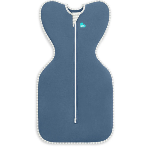 Love to Dream Swaddle, Baby Sleep Sack, Swaddle Up Self-Soothing Swaddles for Newborns, Snug Fit Helps Calm Startle Reflex, Lite 0.2 Tog Sleep Sack, 13-19 lbs, Denim