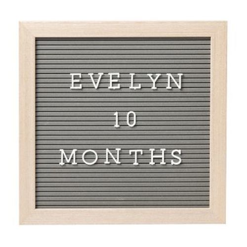 Pearhead Letterboard Set - Natural Wood
