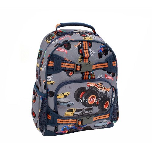 Mackenzie Hot Wheels™ Monster Trucks Backpacks | Pottery Barn Kids