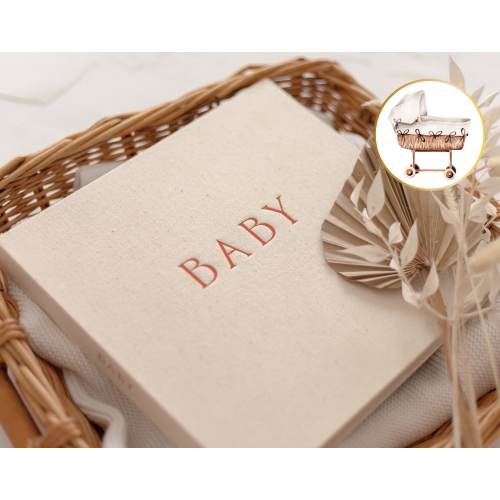 Baby Memory Book - Photo Keepsake to Record Milestones & Firsts