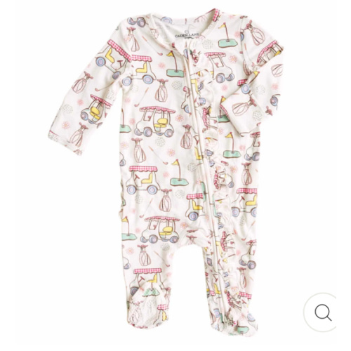 Girl Ruffle Zipper Footies - Best Sellers