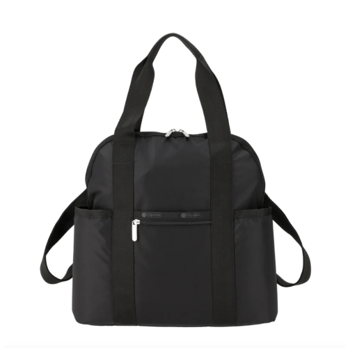 Solid Black Double Trouble Backpack | LeSportsac