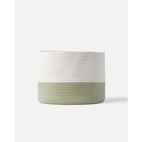 Braided Storage Basket - Sage