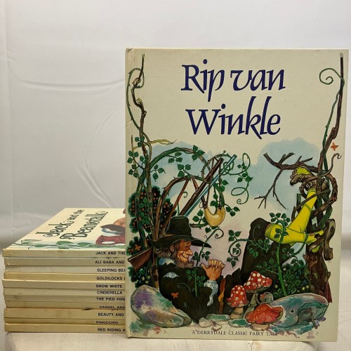 Lot of 12 Derrydale Classic Fairy Tales Books HC Pinocchio Cinderella Snow White