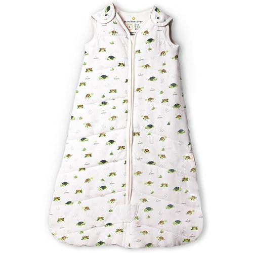 Nintara Baby 1.5 TOG Sleep Sack - Premium Organic Cotton, Soft, Breathable, Wearable Blanket for Newborns, Infants & Toddlers (0-6 Months), Unisex Baby Sleeping Bag, Gifts for Babies