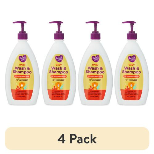 (4 pack) Parent's Choice Baby Wash & Shampoo, 27.1 oz
