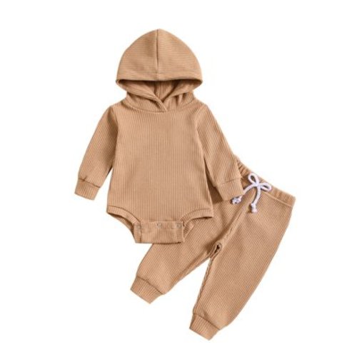 KDFJPTH Toddler Boys Long Sleeve Solid Hoodie Tops And Pants Child Kids 2PCS Set Outfits Kids Clothese Toddler Boys Fall Clothes Boys Shorts Outfit