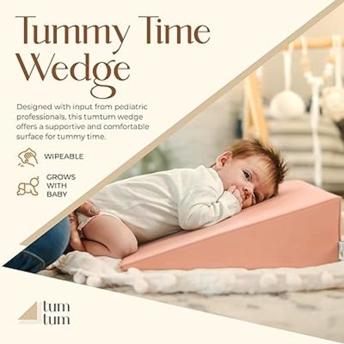 Premium tumtum - Premium Tummy Time Wedge (Rose)