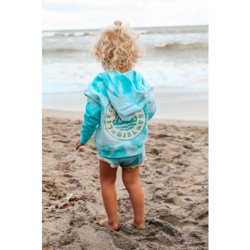 Little Surfer Girl Tie Dye Hoodie