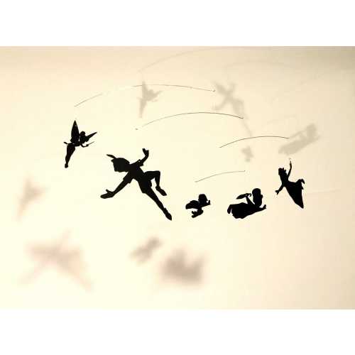 Peter Pan Mobile...baby mobile hanging decor baby gift maternity gift pregnancy gift tulip mobiles tulipmobiles baby room decor decoration