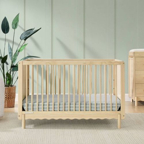 Delta Children William 4-in-1 Convertible Crib - Greenguard Gold Certified - Natural Sandstone
