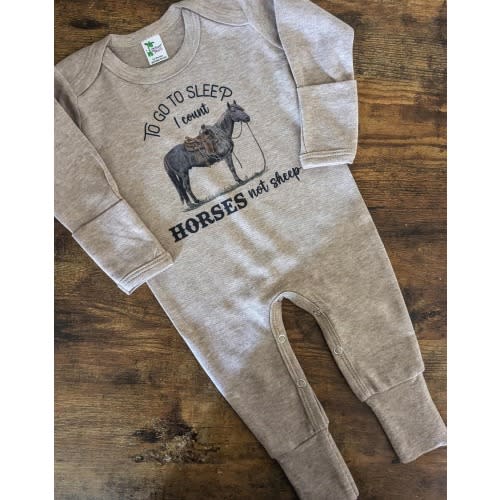 Horses to Sleep Infant Pajamas/Gown