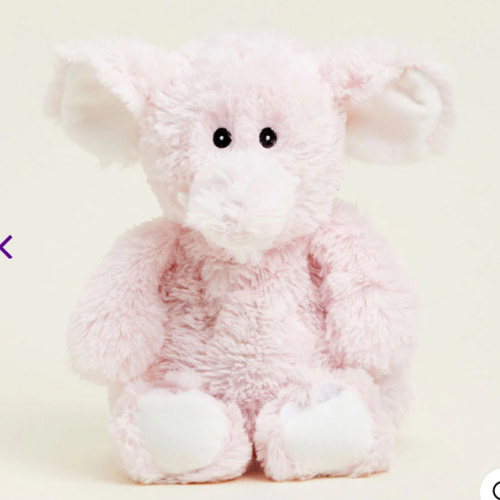 Microwavable Pink Elephant Warmies | Warmies USA
