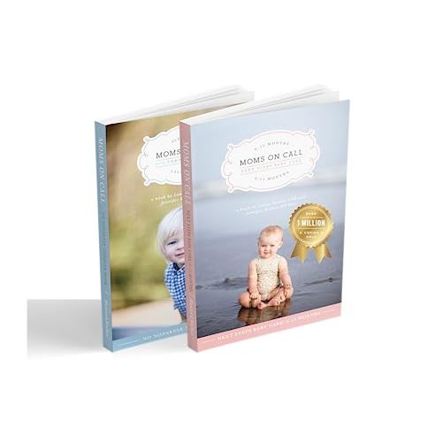Moms on Call 2 Book Bundle | Next Steps Baby Care & Toddler Book 6 Months-4 Years | Parenting Set