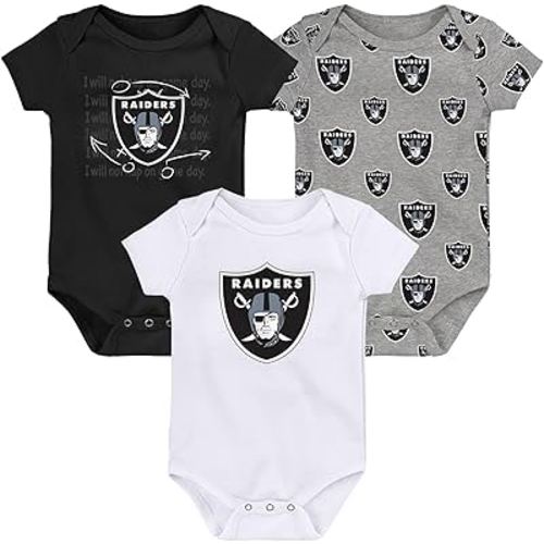 Outerstuff Newborn & Infant NFL Team Starter 3-Pack Bodysuit Set