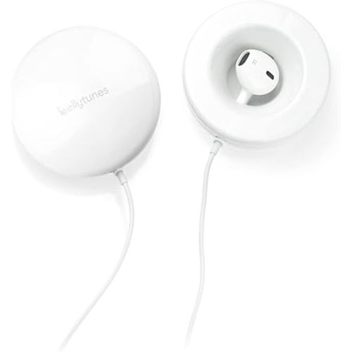 Bellytunes Prenatal Pregnancy Earbuds Adapter System for iOS & Samsung Devices | Turns Ear bud Into Baby Bump | Belly Speakers | Pregnancy headphones (Bellytunes Lite)