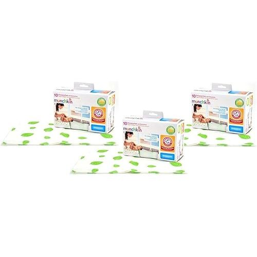 Munchkin Arm & Hammer Disposable Changing Pad - 30 Pack