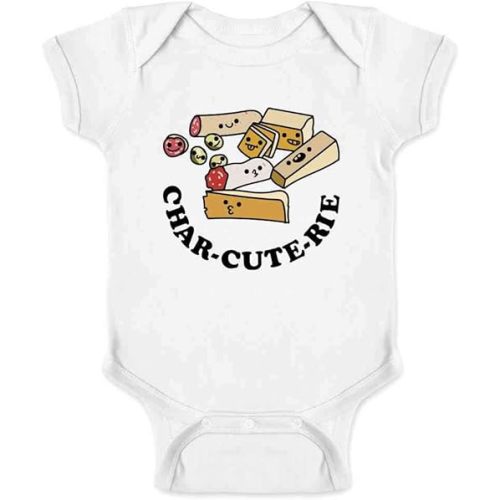 Pop Threads CharCUTErie Board Cute Funny Baby Toddler Kids Girl Boy T-Shirt