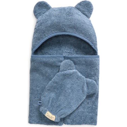 Hooded Towel & Washing Mitt Set