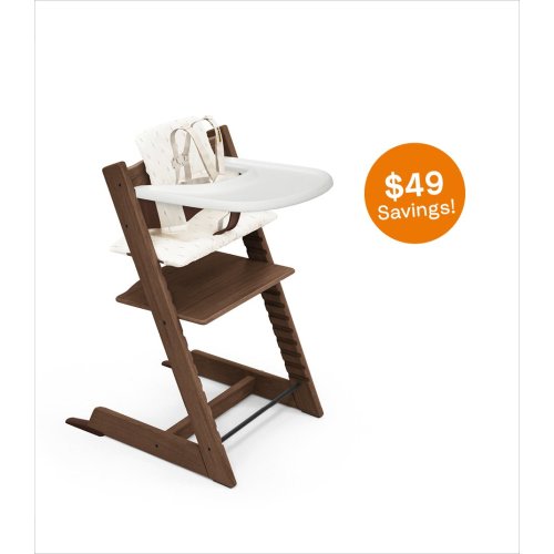Stokke Tripp Trapp Wood High Chair with Tray: Classic Scandinavian Design