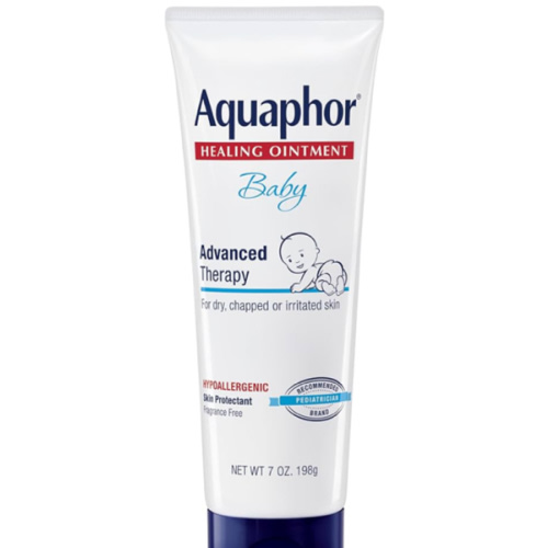 Aquaphor Baby Healing Ointment Advanced Therapy Skin Protectant, Dry Skin and Diaper Rash Ointment, 7 Oz Tube