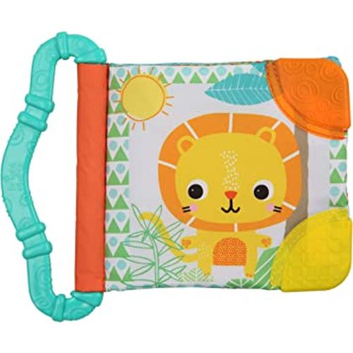 Bright Starts Teethe & Read Soft Book Toy, Ages 3 Months +, Style May Vary