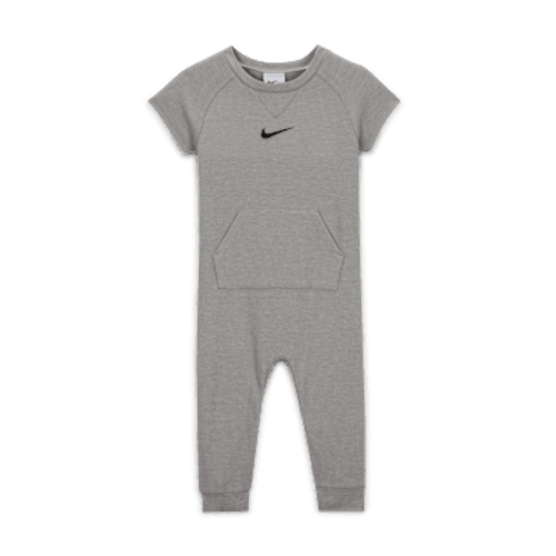 Nike Essentials Baby (0-9M) Short Sleeve Waffle Knit Coverall