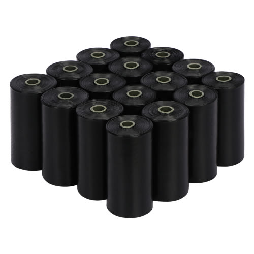 Toplive Dog Waste Bags, Poop Bags for Dog , Extra Thick Strong Leak-Proof Doggy Bags 16 Rolls (240 Bags)-Black