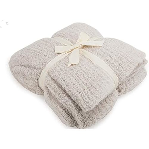 Barefoot Dreams® CozyChic® Ribbed Throw, Almond, 54"x72"