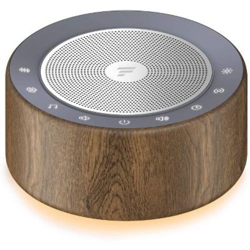 Letsfit White Noise Machine with 7-Color Night Lights, 30 High Fidelity Soundtracks, Full Touch Metal Grille and Buttons - T3