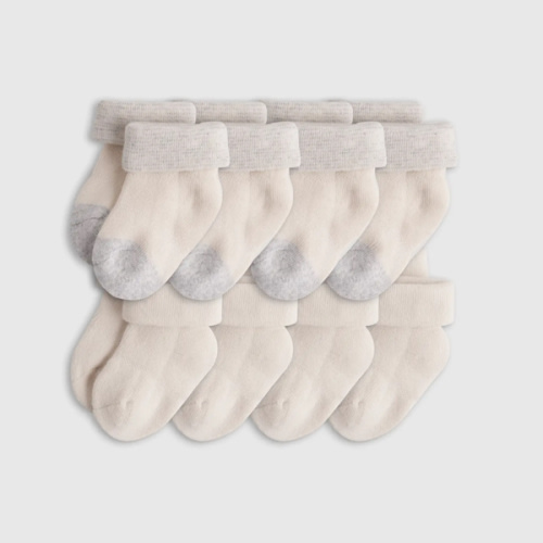 Organic Fold Over Socks 8-Pack
