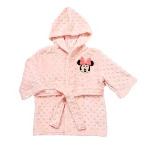 Baby Girl Disney Minnie Mouse Bath Robe - Boscov's