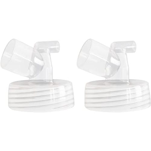 Spectra Wide Mouth Connector (2pcs) | Premium Quality Base Connectors for Spectra Breast Pump | Set of 2 Widemouth Connectors 100% Compatible with Spectra S1, Spectra S2, Spectra 9 Plus
