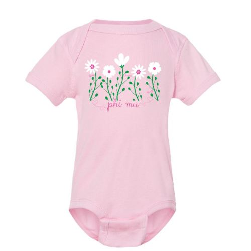 Carnation Garden Onesie