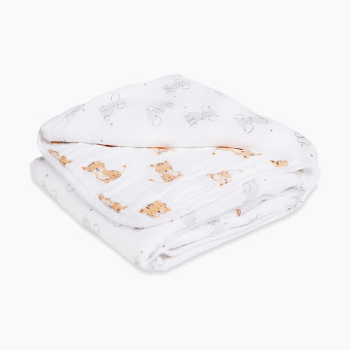 Aden + Anais Essentials Cotton Muslin Blanket - Safari Babes