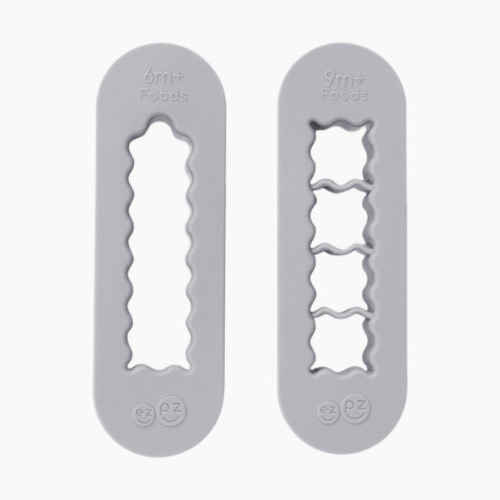 ezpz Baby-Led Weaning Food Cutters - Pewter