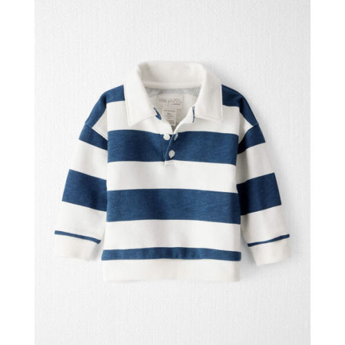 Baby Boy Organic Cotton Henley Top in Stripes - Little Planet | Carter's