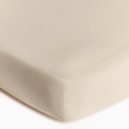 Soundly Percale Organic Crib Sheet - Oat