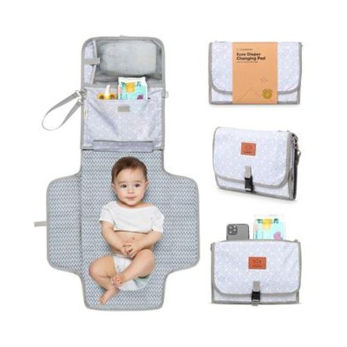 Ezee Diaper Changing Pad, Portable Diaper Changing Mat, Waterproof Foldable Diaper Changing Pad