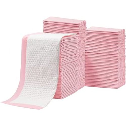 Disposable Changing Pad (50 Pack), Baby Incontinence Changing Pads Diaper UnderPads, Super Soft, Ultra Absorbent & Waterproof, Covers Any Surface for Baby Diaper Changes, Large Size 18 x 24 inch