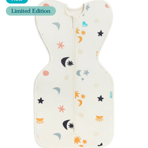 Swaddle Up™ 1.0 TOG Organic Cotton Buff Lunar
