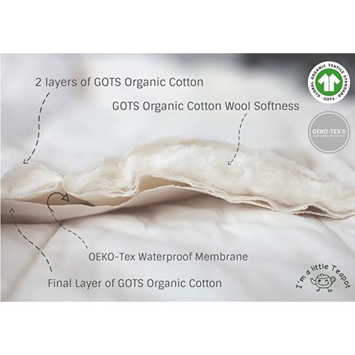 Organic Cotton Crib Mattress Pad