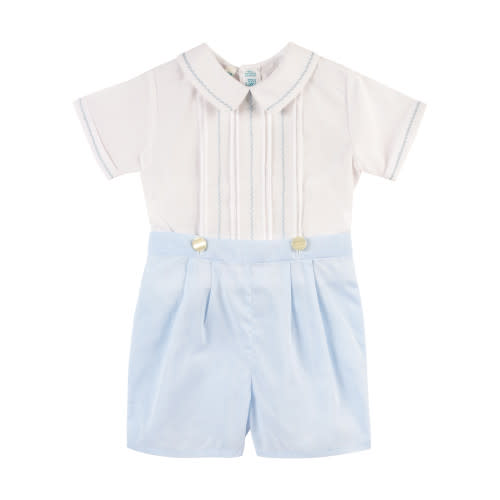 Newborn and Baby Boy Outfit | Navy and Blue Baby Boy Outfit | Toddler Outfit |Feltman Brothers