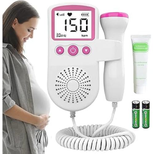 Fetal Heartbeat Doppler Belt Baby Fetal Heartbeat Monitor Bandage for Pregnancy Women Easy to use
