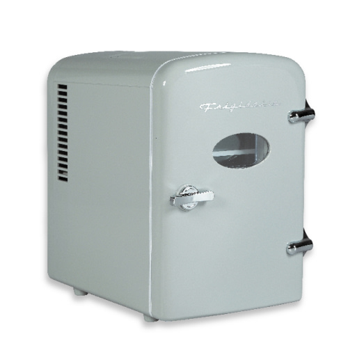 Frigidaire Retro 6 Can Mini Beverage/Skincare Cooler, Moonbeam, 4L