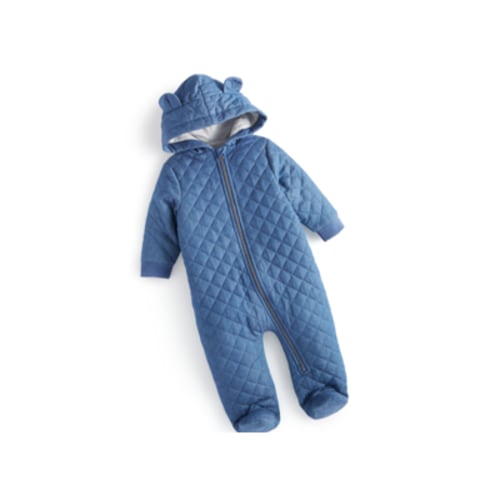 First Impressions Baby Boys Denim Snowsuit, Authentic Wash