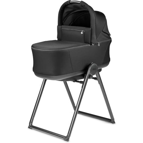 PEG Pop Up Bassinet with Stand By Me for City Loop, True Black (Black)