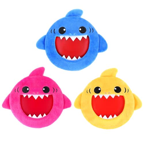 Kids Ice Packs for Boo Boos,3 Packs Shark Toddler Ice Packs for Injuries Reusable for Kids Baby Toddlers,Boo Boo Ice Packs for Kids Hot Cold Compress for Body Pain Relief, Toothache, Fever, First Aid