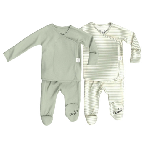 Bonsie Skin to Skin Footies - Size NB
